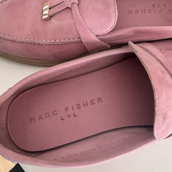 Marc Fisher Suede Pink Women’s Loafer - Picture 2 of 7